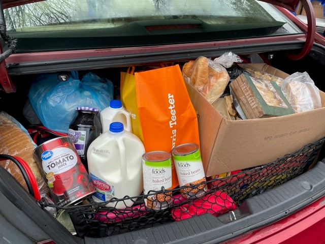 Leave space in your trunk for food