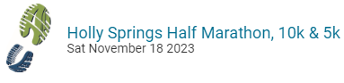 holly springs half marathon logo